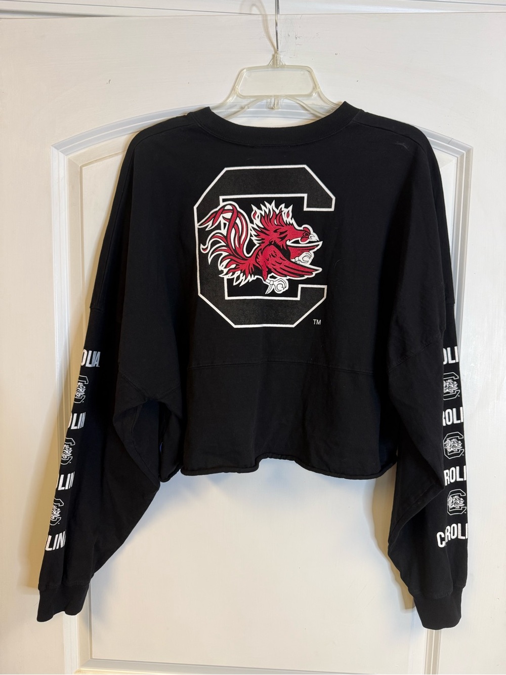 Spirit Jersey South Carolina Gamecocks Cropped Long Sleeve